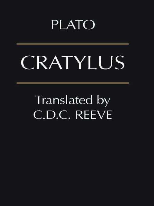 Title details for Cratylus by Plato - Available